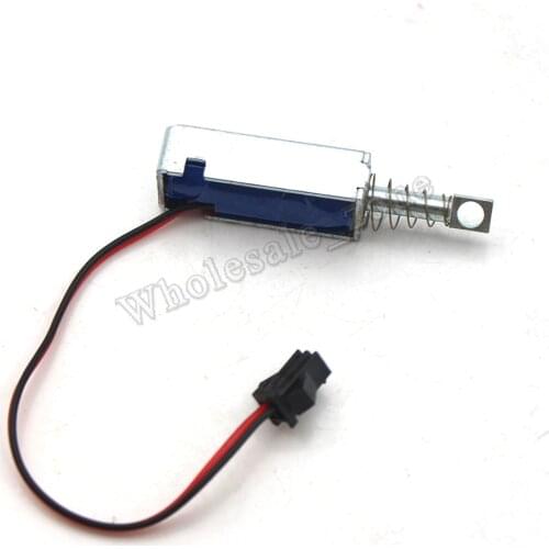 NEW Micro DC 12V Electromagnet Solenoid Pull Type Magnetic Plug / Power Ups / Inhalation Iron Core / Extra long stroke 10MM