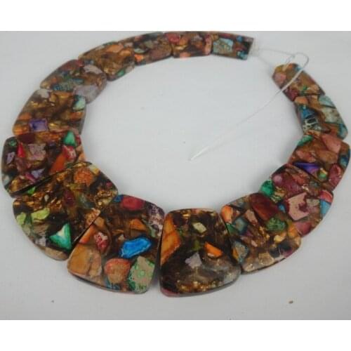 Sea Imperial Emperor Point Pendant Necklace Smooth Shape Natrual Original Gems Stone Semi Precious Beads