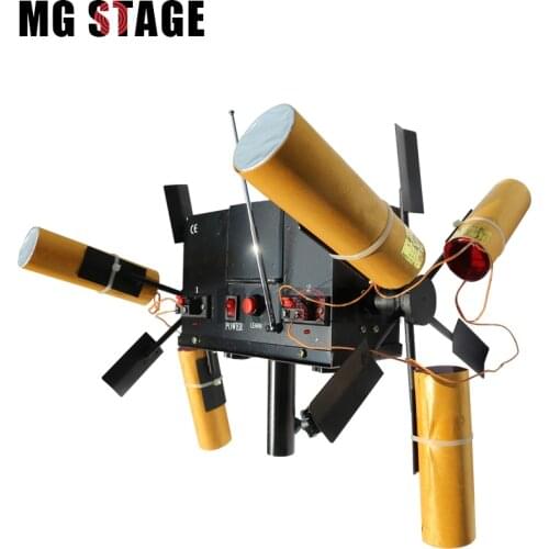 Wireless remote control 12 Channel Rotating Stage Lighting Effect Wedding Cold Fireworks Machine Cold Fire Fountain for stage