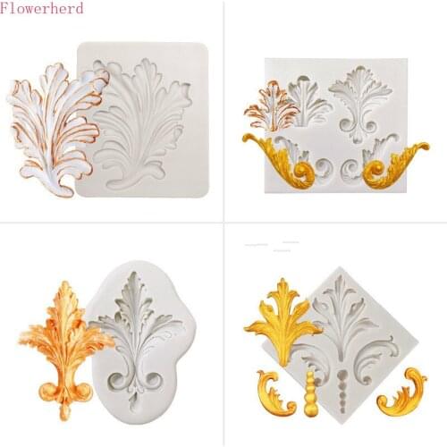 Embossed Fondant Cake Silicone Mold Chocolate Mold Cake Decoration Handmade Soap Mold Cake Tools Pastry Mold Baking Tools