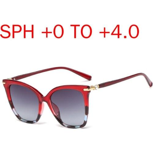 Cat Bifocal Sunglasses 2020 Ladies Presbyopia Reading Glasses Men Presbyopia Hyperopia UV400 Glasses Women With Box NX
