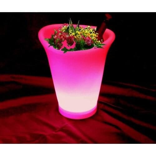 Skybesstech LED Flower Bucket lighting planter pods for Home and Bar decoration bucket pot with led Free Shipping 6pcs/Lot