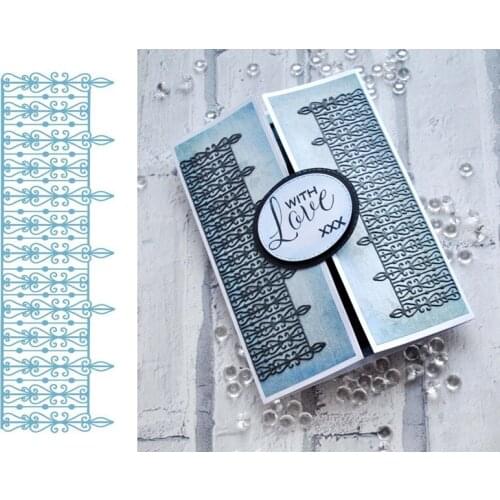 Hollowed Laced Cover Frame Metal Cutting Dies Stencil for DIY Scrapbooking Photo Album Embossing Paper Card Decor Craft New 2019