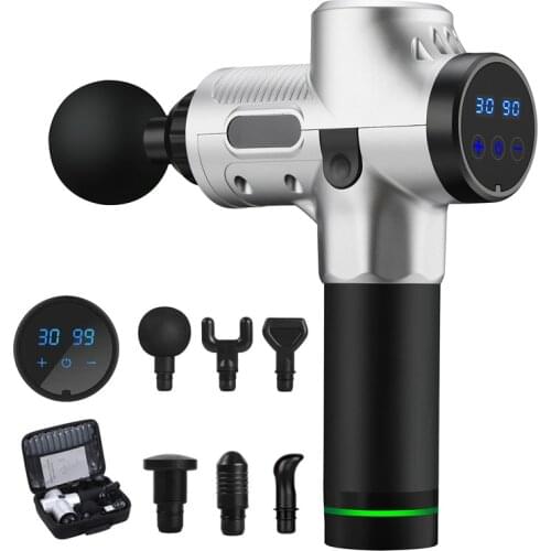 High Frequency Massage Gun Muscle Relax Body Relaxation Electric Massager with Portable Bag Massagem Muscular for Fitness