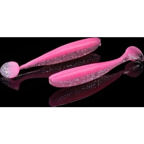 WALK FISH 6PCS/Lot 5.5cm 1.2g Wobblers Fishing Lures Easy Shiner Swimbait Silicone Soft Bait Double Color Carp Artificial Soft