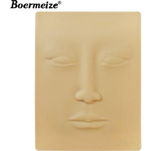 3D Silicone Face Tattoo Practice Skin High Quality Tattoo Design Fake Skins For Beginners Permanent Makeup Practice