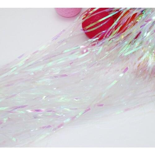 50pcs Rainbow Fringe Foil Curtain Party Tinsel Backdrop for Photography Room Wedding Birthday Showers Party Doorway ZA5493