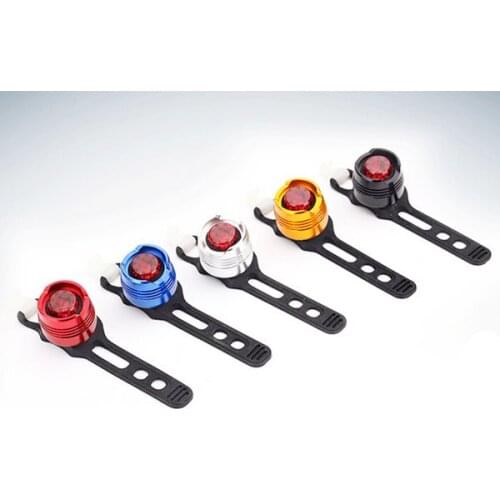 Aluminum Alloy Super Bright LED Bicycle Rear Safety Light Front Safety Light LED Flash Light
