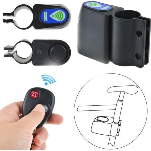 Bicycle Lock With Alarm Wireless Lock Moto MTB Security System Remote Control Outdoor Cycling Anti-Theft Bike Accessories