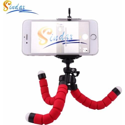 Sponge Flexible Octopus Tripod with Phone Holder Tripod For Phone For iPhone for Samsung for Huawei for Xiaomi Smart Mobile