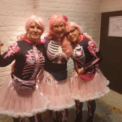 Cosplay Costumes Halloween Skeleton Jumpsuit For Women Girls Pink Rose Female Sexy Skull Scary Costumes Kids 3D Print Bodysuit