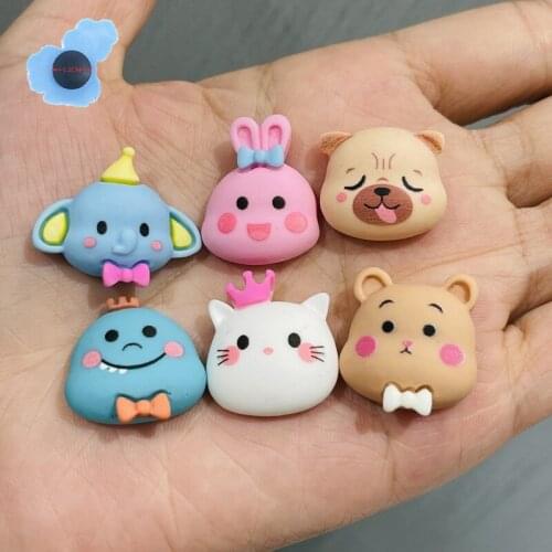 Hot Sales 1pcs Resin Cute Cat Rabbit Shoe Decorations Garden Shoes Accessories Fit Croc Jibz Charm Children Party Present