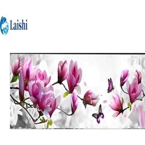 DIY Diamond Painting Orchid Full Square /round Cross stitch drill Home Decoration Embroidery Handcraft Art Kits Mosaic Pictures