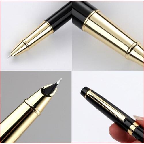 Fountain Pen Gift Box Gift Business Ink Ink Sac Dual-use Three-piece Set Fountain Pen Signature Metal Pen Bussiness Supplies