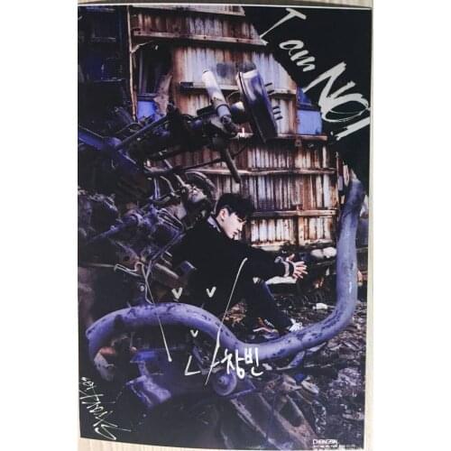 Hand signed Stray Kids Chang Bin autographed photo I AM NOT K-POP 4*6 collection 062018
