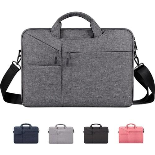 Laptop Messenger 13.3/14/15.4 inch Notebook Shoulder Bag Multi-pocket Laptop Bag Computer Handbag Macbook Air Pro