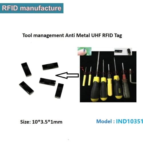 UHF RFID cheaper Anti-metal tag 860-960MHz PCB passive IMPINJ MONZA4 96bits for UHF RFID impinj fixed reader in tool asset trace