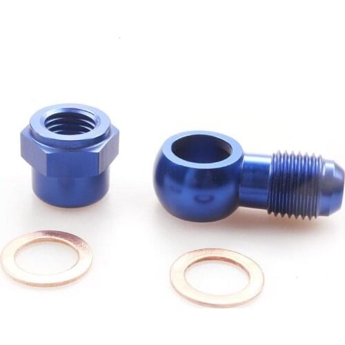 1 Set Auto Car Racing modification parts accessories Aluminum Fuel Pump fitting Push On Fitting Adapter lug nuts Bolt