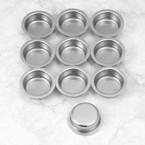 10Pcs Stainless Steel Wax Melting Pans Candle Cup Holder Party Wedding Lamp Candle Making Votive Pegs DIY Candles Craft Supplies