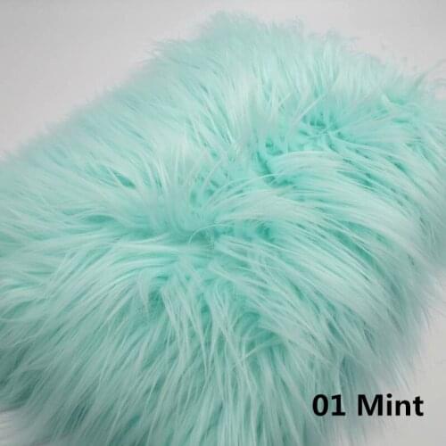100*100cm Faux Fur Blanket Basket Stuffer Mongolia Fur Newborn Fotografia Photography Props Backdrops Background Fleece