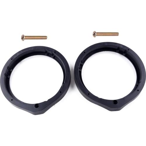 2Pcs Car Speaker Adapter 6.5"/6.75" 165mm Black ABS Fit for Honda Civic Accord Crosstour CR-Z Insight