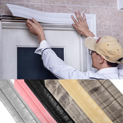 3D Foam Wall Stickers Waterproof Self-Adhesive Wallpaper Border Wall Decor Removable Sticker Wall Trim Line Stickers Decorations