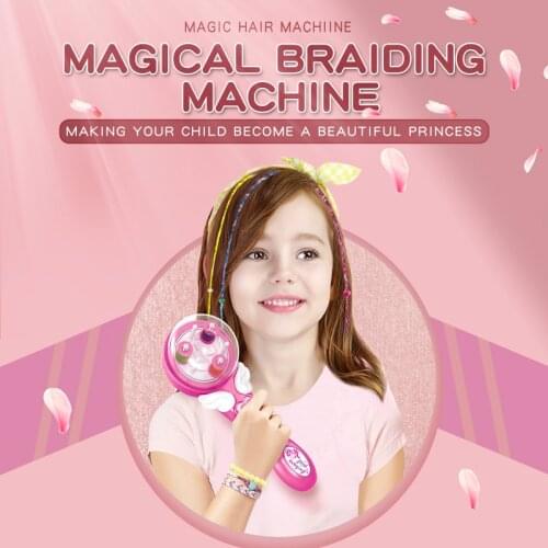 Electric Automatic Hair Braid DIY Stylish Braiding Hairstyle Tool Twist Braider Machine Weave Roller Pretend toys for girls