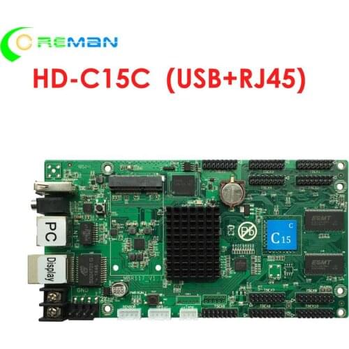 Indoor outdoo led display screen led sign control card HD C15C for hub75 Full color rgb led matrix module p2 p3 p4 p5 p6 p8 p10