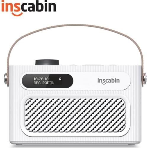 Inscabin M60 Stereo DAB Radio Portable Wireless Speaker with Bluetooth DAB+, FM