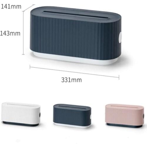 Cable Management Box, Hide Power Strips Loose Wires Behind TVs, Home Office, Computers, Desks, Entertainment Centers