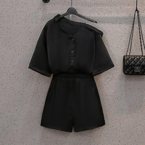 Hot Fashion Summer Plus Size Womens Sets Sexy casual shirt Outfit Two Piece Set Top And Pants Tracksuit 2 Piece Set clothing