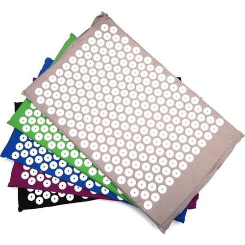 Massager Cushion Acupuncture Sets Relieve Stress Back Pain Acupressure Mat/Pillow Massage Mat Rose Spike Massage And Relaxation