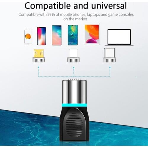 USB C Micro Magnetic Charging Data Adapter Converter For Huawei/Samsung S9/Xiaomi Smart Phone Connector Adapter Connector