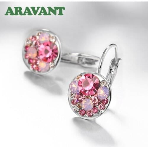New Arrival Earrings Fashion Shining Austria Crystal Zircon Drop Earring For Women Wedding Jewelry