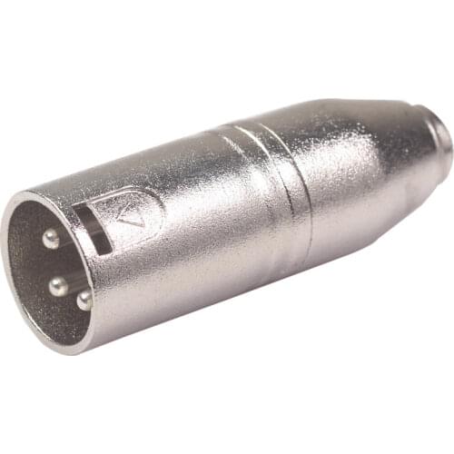 3.5mm Female Head of The Camera Microphone Tuning Console To Large Three Core Balanced XLR Canon Public Audio Adapter