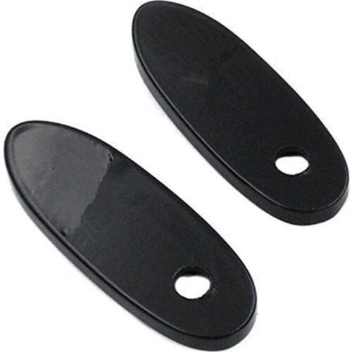 Universal Motorcycle Black Mirror Base Block Off Plate For Yamaha Kawasaki Honda Suzuki Custom
