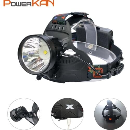 P50 Headlamp Waterproof High Brightness USB Charging Headlamp Powerful Headlamp Fishing Camping Flashlight Powered