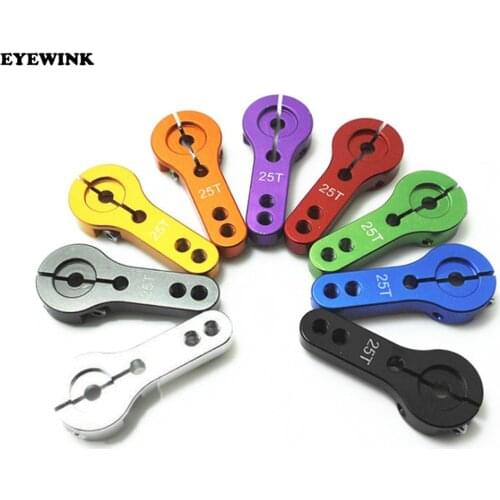 10pcs/lot Aluminum 25T Servo Arm Horn for Futuba HD Servo MG995 MG996R MG946 RED