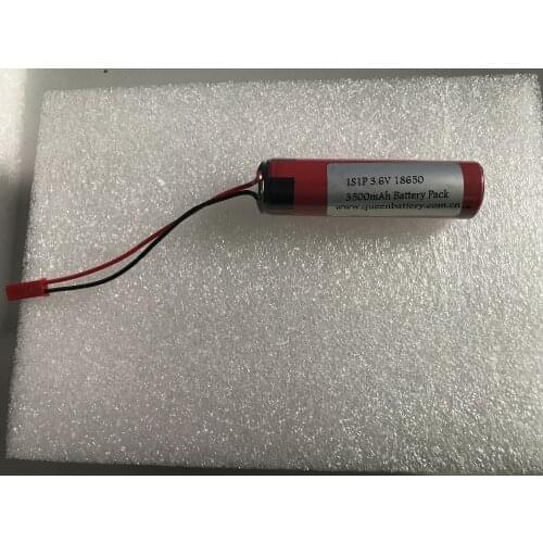 3.7V 1S1P for 18650 GA NCR18650GA 3500mah battery pack with pcb and JST connector