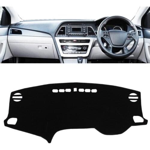 Car Dashboard Cover Mat Pad Interior Dashmat Dash Sun Shade Instrument Carpet Accessories For Hyundai Sonata 2015 2016 2017 2018