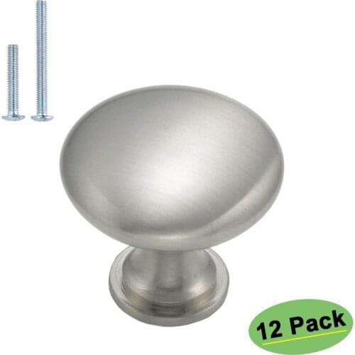 Goldenwarm Cabinet Handles Brushed Nickel Drawer Pulls Cabinet Hardware Solid Kitchen Cabinet Knobs for Dresser Drawers Knobs