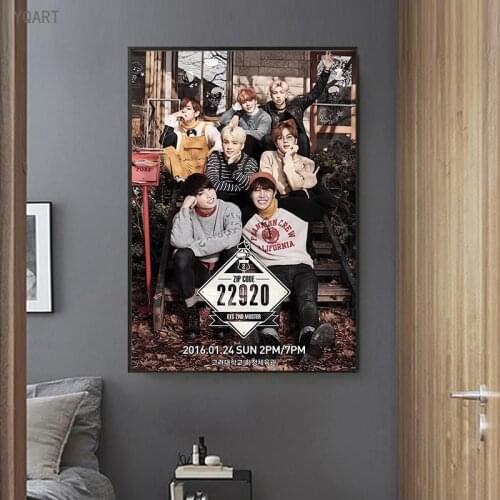 YQ ART Korean Boys Group Posters Print On Canvas Painting Pictures for Home Bar Decoration (No Frame)