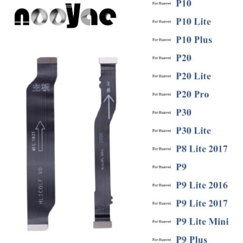 Main Board Motherboard LCD Display Connector Flex Cable Ribbon For Huawei P10 P20 P30 P40 P8 P9 Lite Plus Mini 2016 2017 5pcs