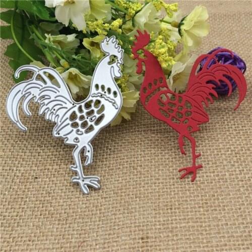 Cock Easter Card maker Metal Die cutting Dies For DIY Scrapbooking Photo Album Decorative Embossing Fold