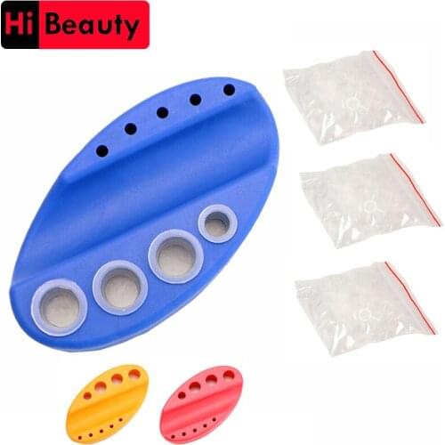 1PC Silicone Cover Standing Rack Stand Holder Plus 3 Bags Tattoo Ink Pigment Cups For Tattoo Machine Pen Tattoo Accessories