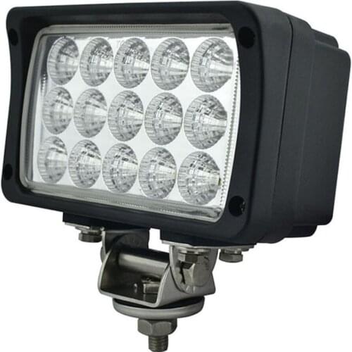 6inch 45W Car Spot Worklight Head Lamp Truck Off Road ATV boat Fog Lamp Tractor Car LED Headlight Work Lights Square