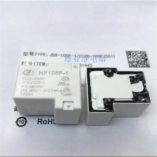 12V relay HF105F-1-012D-1HSF HF105F1012D1HSF HF105F 1 012D 1HSF 12VDC 30A 4PIN