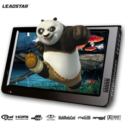 Leadstar 10 Inch DVBT/DVBT2&Analog /ATSC Mini Led HD Portable Freeview Car Digital TV All In 1 HDMI IN Support USB SD Card Dolby