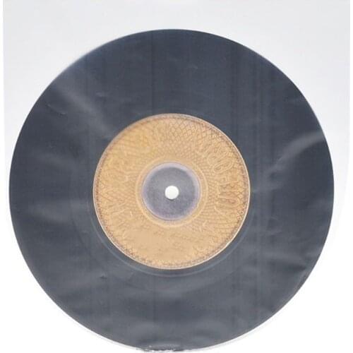 100Pcs/2Bag 7" Vinyl Record Protecter LP Record Protective Inner Bags Anti-Static Sleeves Inner Clear Cover Container
