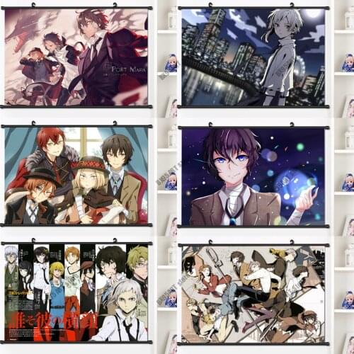 5D DIY Diamond Painting Japanese Anime Bungo Stray Dogs Cross Stitch Kits Embroidery Full Square Diamond Mosaic Room Decoration